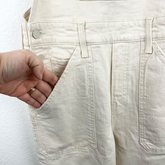 MOTHER Denim the Patch Pocket Overall Ankle in Act Natural, Size Small, NWT! - Picture 5 of 15